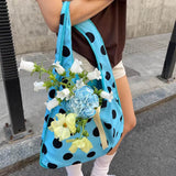 Boogzel Apparel Polka Dot Reversible Tote Bag, view 3
