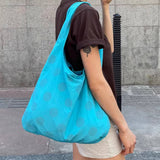 Boogzel Apparel Polka Dot Reversible Tote Bag, view 5