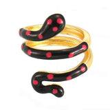 Boogzel Apparel Polka Dot Snake Ring, view 2