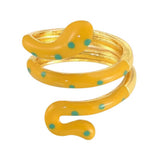 Boogzel Apparel Polka Dot Snake Ring, view 3