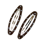 Boogzel Apparel Polka Dot Snap Hair Clip 5 pcs Set, view 3