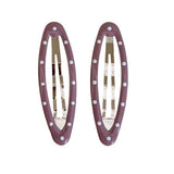 Boogzel Apparel Polka Dot Snap Hair Clip 5 pcs Set, view 4