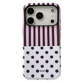 Boogzel Apparel Polka Dot & Stripes iPhone Case, view 2