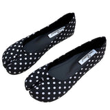 Boogzel Apparel Polka Dot Tabi Ballet Flats, view 2