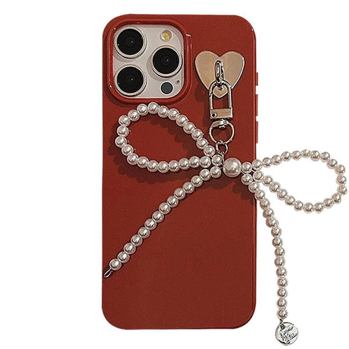 Boogzel Apparel Pop of Red Bowknot iPhone Case