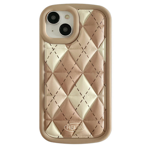 Boogzel Apparel Preppy Aesthetic Argyle iPhone Case
