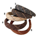 Boogzel Apparel Preppy Aesthetic Plaid Headband, view 2
