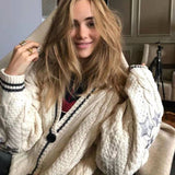 Boogzel Apparel Preppy Aesthetic Star Cardigan, view 5