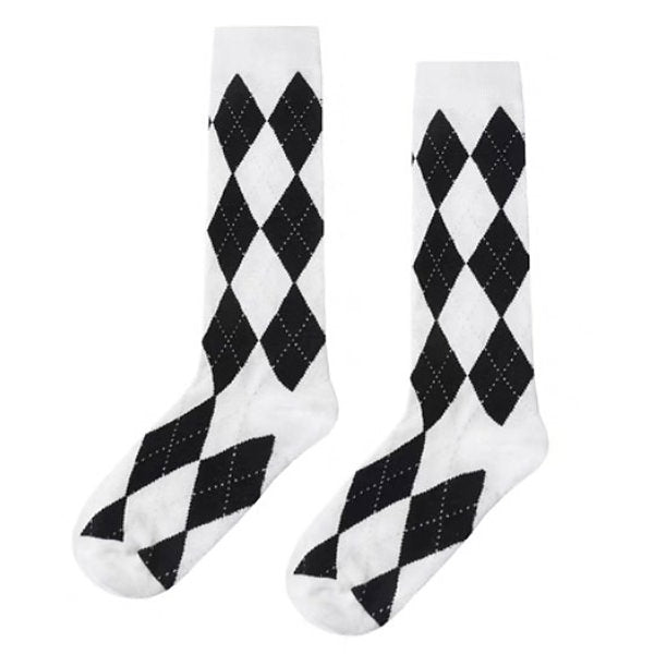 Boogzel Apparel Preppy Argyle High Socks