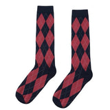 Boogzel Apparel Preppy Argyle High Socks, view 2