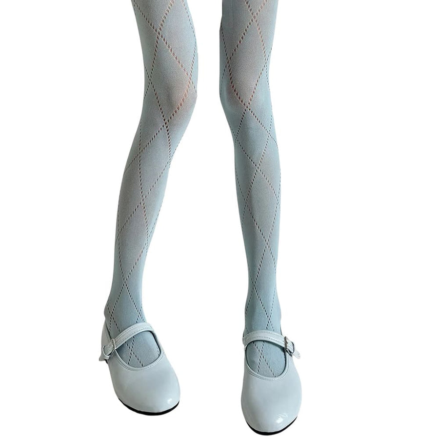 Boogzel Apparel Preppy Argyle Pattern Tights