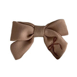 Boogzel Apparel Preppy Bow Embroidery Hair Bow Set, view 2