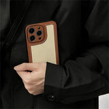 Boogzel Apparel Preppy Brown IPhone Case, view 4