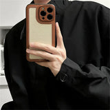 Boogzel Apparel Preppy Brown IPhone Case, view 5
