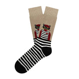 Boogzel Apparel Preppy Cat Aesthetic Socks, view 2