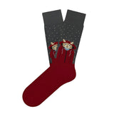 Boogzel Apparel Preppy Cat Aesthetic Socks, view 3