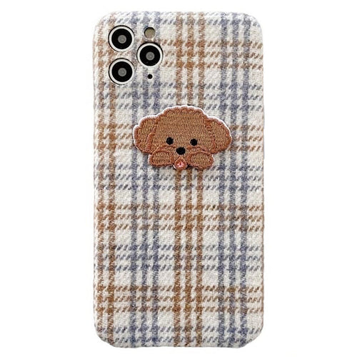 Boogzel Apparel Preppy Houndstooth iPhone Case