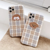 Boogzel Apparel Preppy Houndstooth iPhone Case, view 3