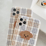 Boogzel Apparel Preppy Houndstooth iPhone Case, view 4