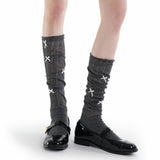 Boogzel Apparel Preppy Knee High Socks with Bows, view 5