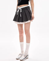Boogzel Apparel Preppy Layered Mini Skirt, view 3