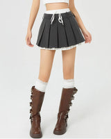 Boogzel Apparel Preppy Layered Mini Skirt, view 4
