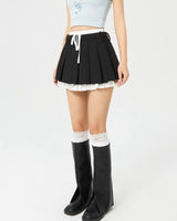 Boogzel Apparel Preppy Layered Mini Skirt, view 6