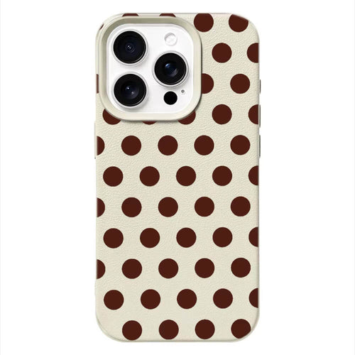 Boogzel Apparel Preppy Polka Dot Textured iPhone Case