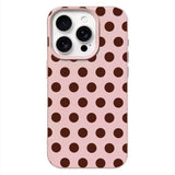 Boogzel Apparel Preppy Polka Dot Textured iPhone Case, view 2