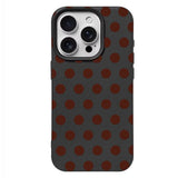 Boogzel Apparel Preppy Polka Dot Textured iPhone Case, view 3