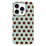 Boogzel Apparel Preppy Polka Dot Textured iPhone Case, view 4