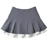Boogzel Apparel Preppy Ruffle Mini Pleated Skirt, view 2