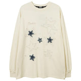 Boogzel Apparel Preppy Star Patch Sweatshirt, view 2