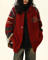 Boogzel Apparel Preppy Style College Spirit Cardigan, view 2