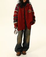 Boogzel Apparel Preppy Style College Spirit Cardigan, view 3