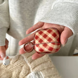 Boogzel Apparel Preppy Style Plaid Airpods Case, view 4