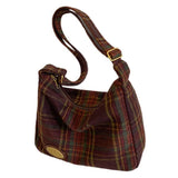 Boogzel Apparel Preppy Style Plaid Shoulder Bag, view 2