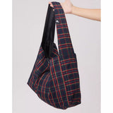 Boogzel Apparel Preppy Style Plaid Tote Bag, view 5