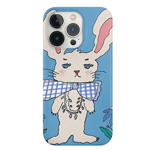 Boogzel Apparel Preppy Style Rabbit iPhone Case