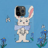 Boogzel Apparel Preppy Style Rabbit iPhone Case, view 5