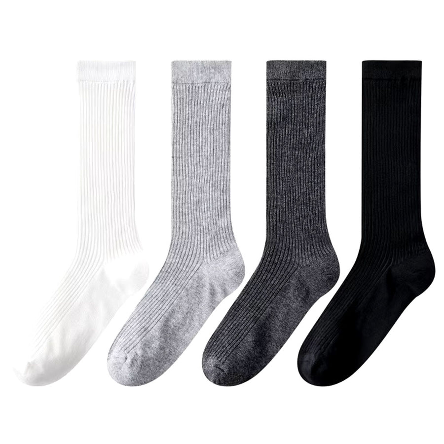 Boogzel Apparel Preppy Style Ribbed Thin Socks