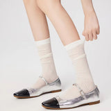 Boogzel Apparel Preppy Style Ribbed Thin Socks, view 5