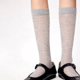 Boogzel Apparel Preppy Style Ribbed Thin Socks, view 6