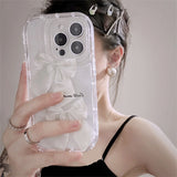 Boogzel Apparel Pretty Bow iPhone Case, view 3