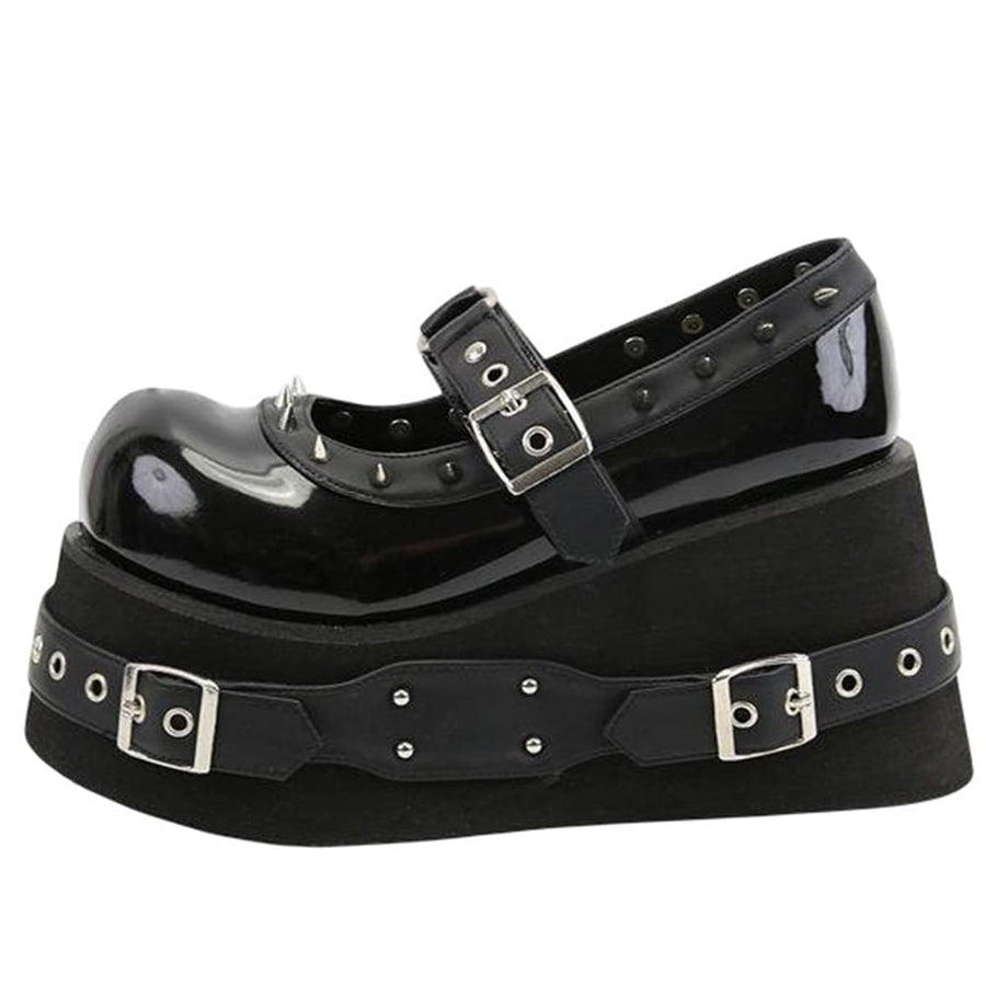 Boogzel Apparel Pretty Evil Spikes Platform Boots