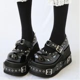 Boogzel Apparel Pretty Evil Spikes Platform Boots, view 3