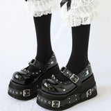 Boogzel Apparel Pretty Evil Spikes Platform Boots, view 4
