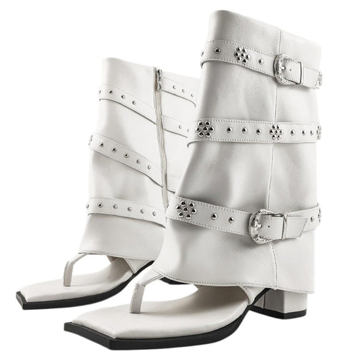 Boogzel Apparel Pretty Please Heeled Sandal Boots