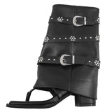 Boogzel Apparel Pretty Please Heeled Sandal Boots, view 3