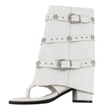 Boogzel Apparel Pretty Please Heeled Sandal Boots, view 4